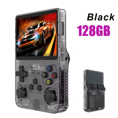 NEW R36S Retro Video Game Console Linux System 3.5 Inch IPS Screen Portable Pocket Player 64GB 128G Games Best Kids Gifts