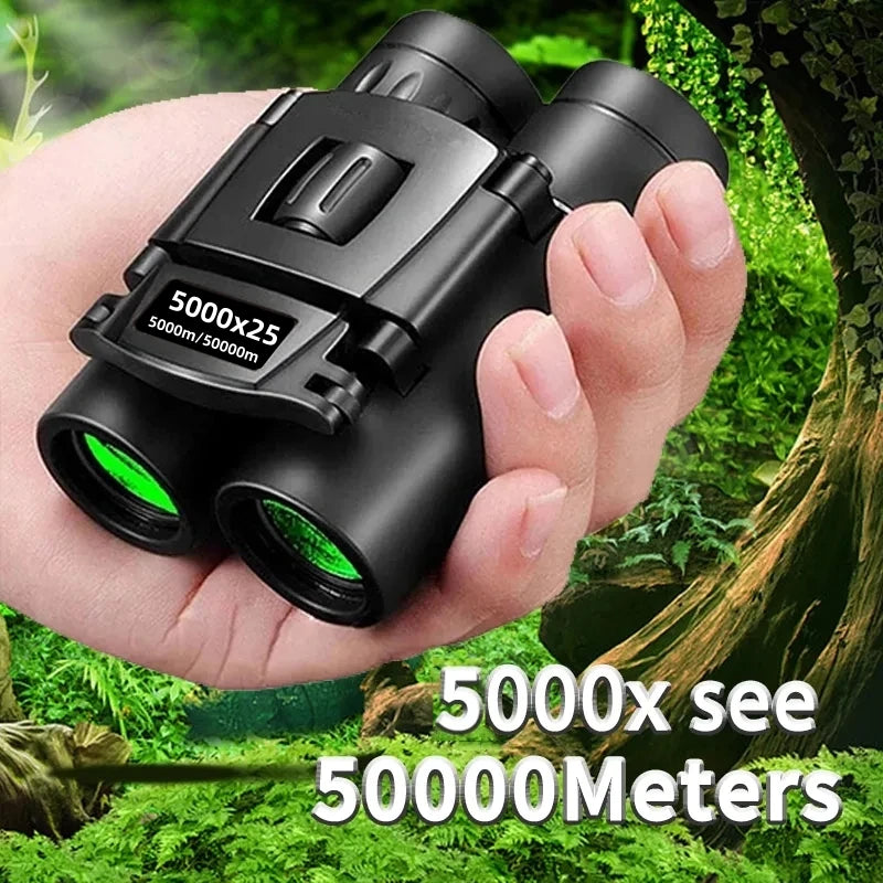 5000X25 50000M Zoom BAK4 HD Telescope Professional Powerful Binoculars Long Range Portable Monocular Optics for Camping Outdoor