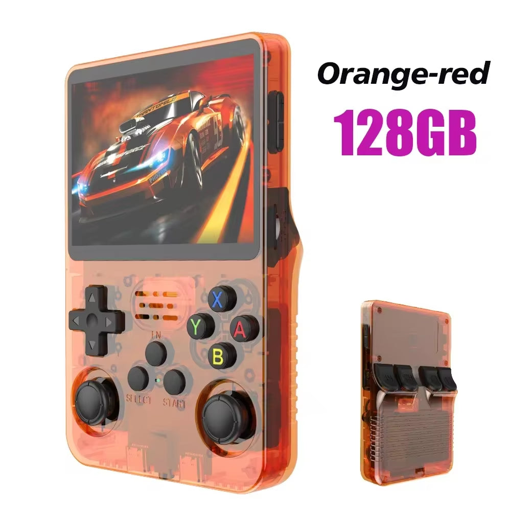 NEW R36S Retro Video Game Console Linux System 3.5 Inch IPS Screen Portable Pocket Player 64GB 128G Games Best Kids Gifts