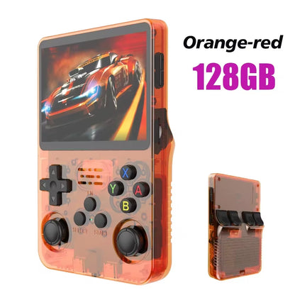 NEW R36S Retro Video Game Console Linux System 3.5 Inch IPS Screen Portable Pocket Player 64GB 128G Games Best Kids Gifts