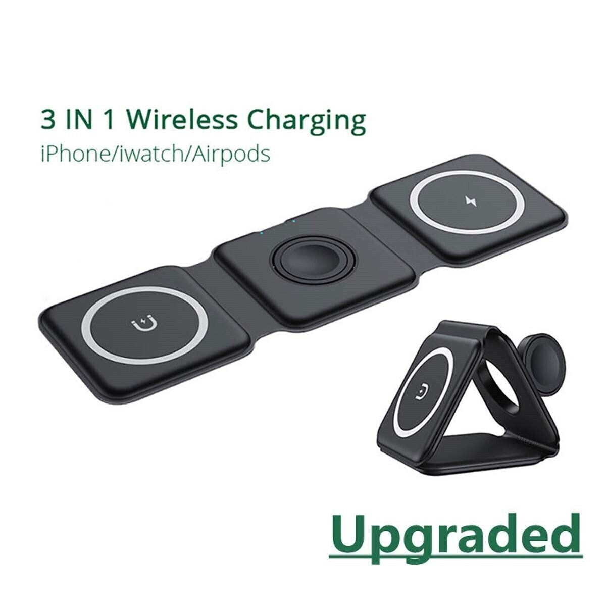 15W Wireless Phone Charger Stand Pad Fast Charge for Samsung Iphone LG Universal