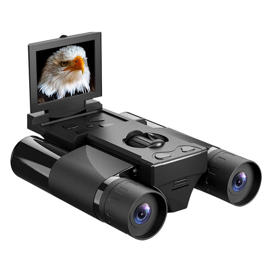 DT10 Camera and Video Binoculars Black HD Powerful, Suitable for Home Video Outdoor Camping Hunting Bird Watching