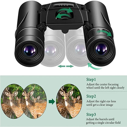 5000X25 50000M Zoom BAK4 HD Telescope Professional Powerful Binoculars Long Range Portable Monocular Optics for Camping Outdoor
