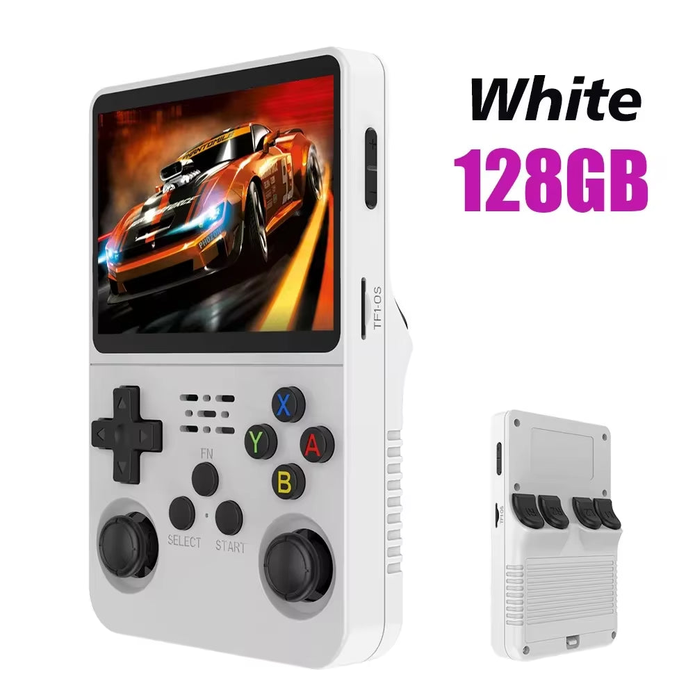 NEW R36S Retro Video Game Console Linux System 3.5 Inch IPS Screen Portable Pocket Player 64GB 128G Games Best Kids Gifts