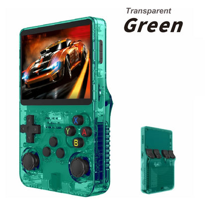 NEW R36S Retro Video Game Console Linux System 3.5 Inch IPS Screen Portable Pocket Player 64GB 128G Games Best Kids Gifts