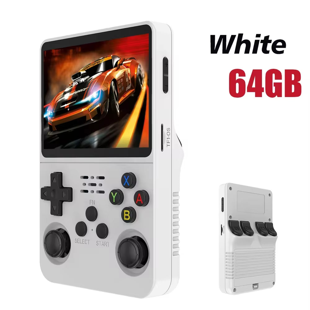 NEW R36S Retro Video Game Console Linux System 3.5 Inch IPS Screen Portable Pocket Player 64GB 128G Games Best Kids Gifts