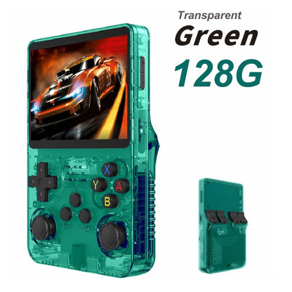 NEW R36S Retro Video Game Console Linux System 3.5 Inch IPS Screen Portable Pocket Player 64GB 128G Games Best Kids Gifts