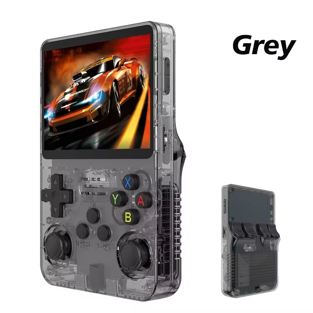 NEW R36S Retro Video Game Console Linux System 3.5 Inch IPS Screen Portable Pocket Player 64GB 128G Games Best Kids Gifts