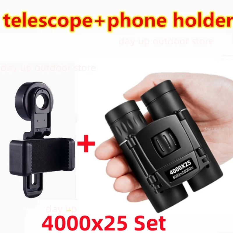 5000X25 50000M Zoom BAK4 HD Telescope Professional Powerful Binoculars Long Range Portable Monocular Optics for Camping Outdoor