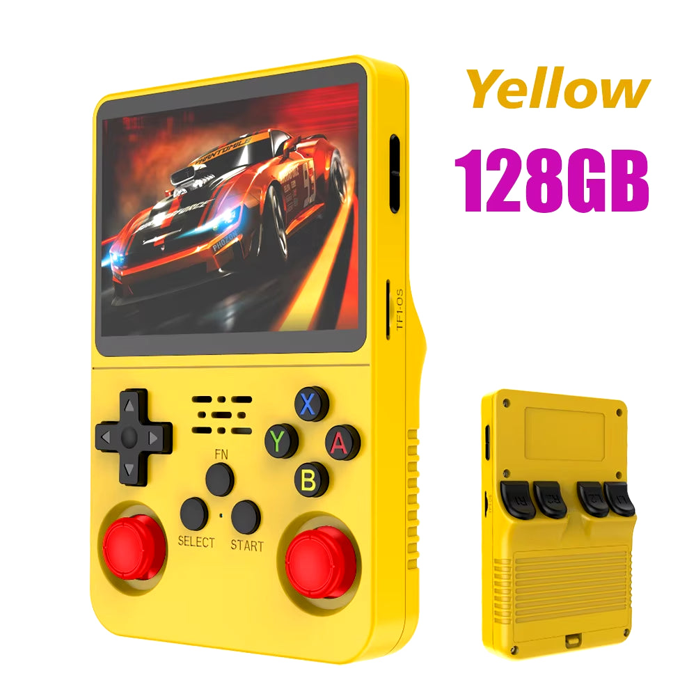 NEW R36S Retro Video Game Console Linux System 3.5 Inch IPS Screen Portable Pocket Player 64GB 128G Games Best Kids Gifts