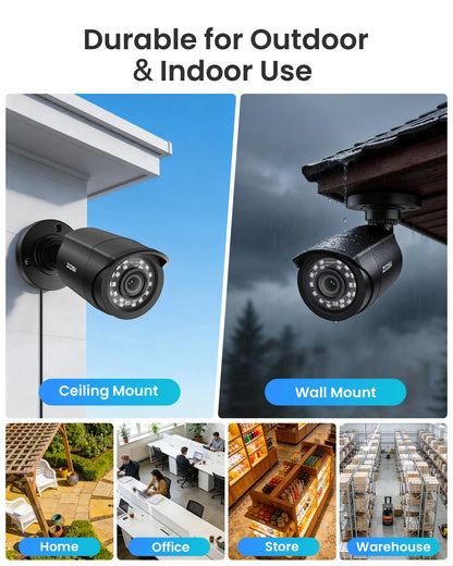 8CH CCTV System H.265+ 5MP Lite HD-TVI DVR Kit 8 1080P 2MP Home Security Outdoor Night Vision Camera Video Surveillance Kit