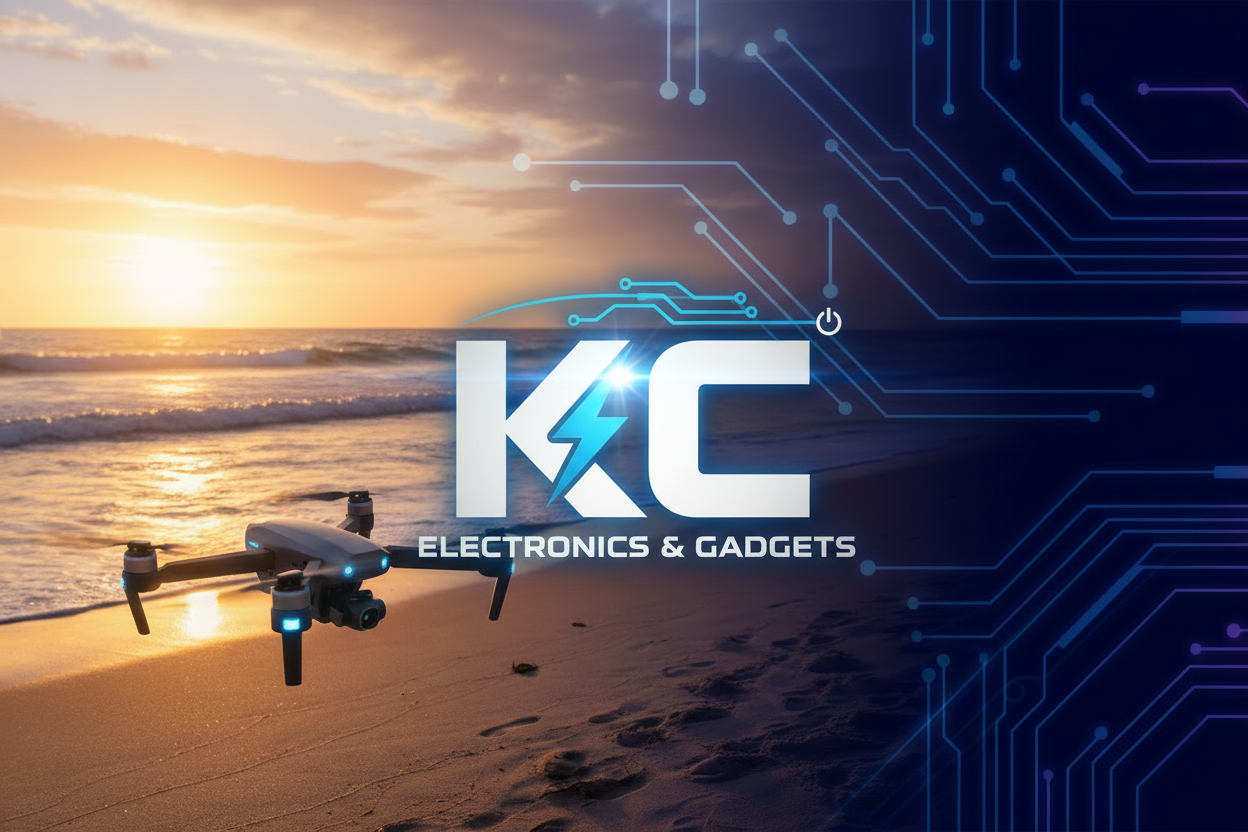 Beach Drone Logo Banner