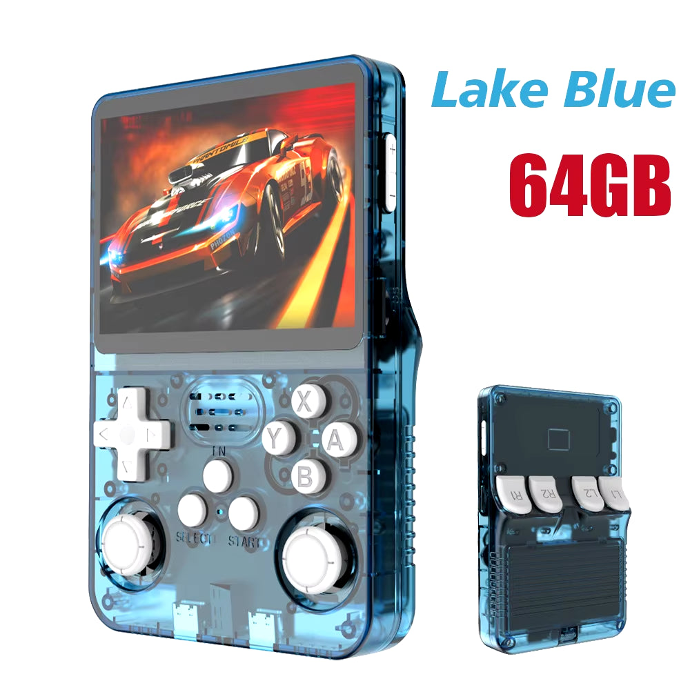 NEW R36S Retro Video Game Console Linux System 3.5 Inch IPS Screen Portable Pocket Player 64GB 128G Games Best Kids Gifts