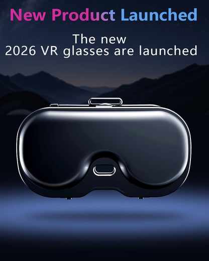 VR Headset for Phone, Virtual Reality Headsets with Anti-Blue Eyes Protected HD Lenses & Touch Keys for Iphone/Android 5-7 Inch Smartphones