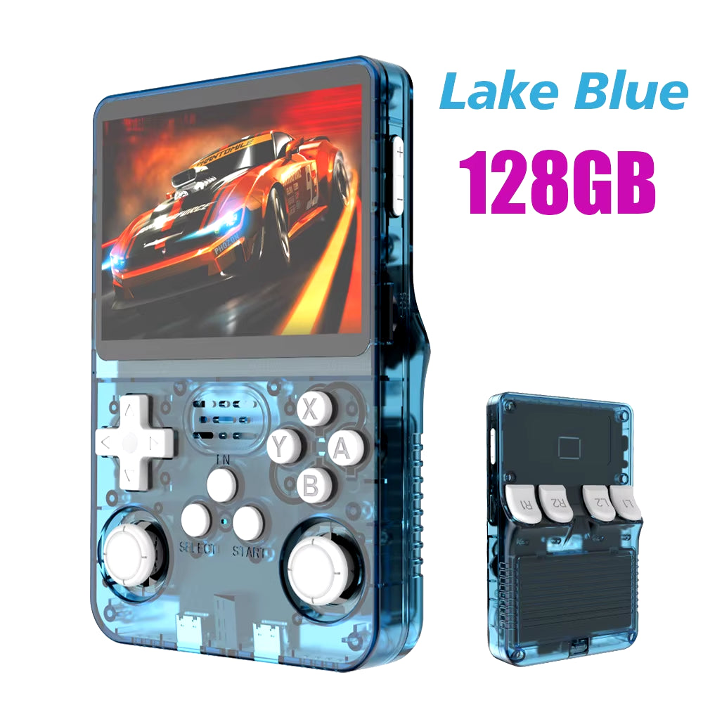 NEW R36S Retro Video Game Console Linux System 3.5 Inch IPS Screen Portable Pocket Player 64GB 128G Games Best Kids Gifts