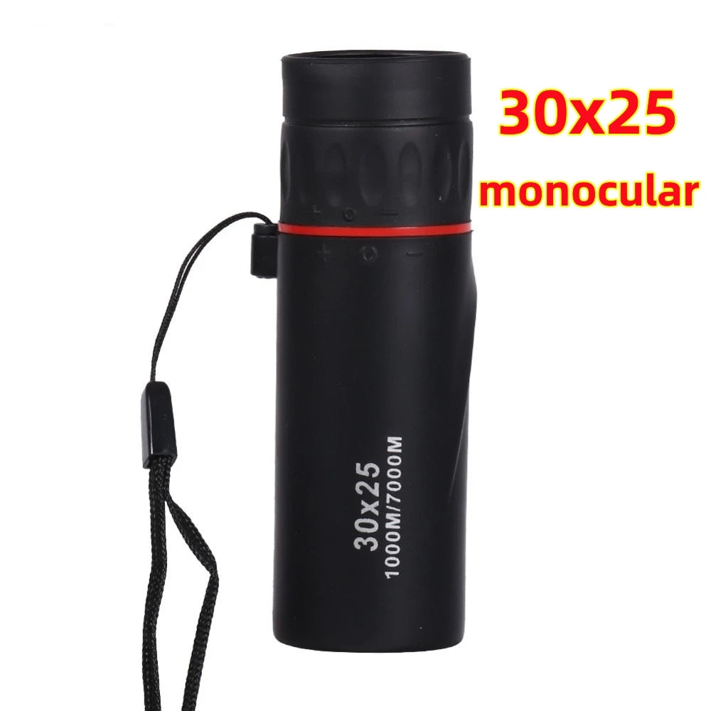 5000X25 50000M Zoom BAK4 HD Telescope Professional Powerful Binoculars Long Range Portable Monocular Optics for Camping Outdoor