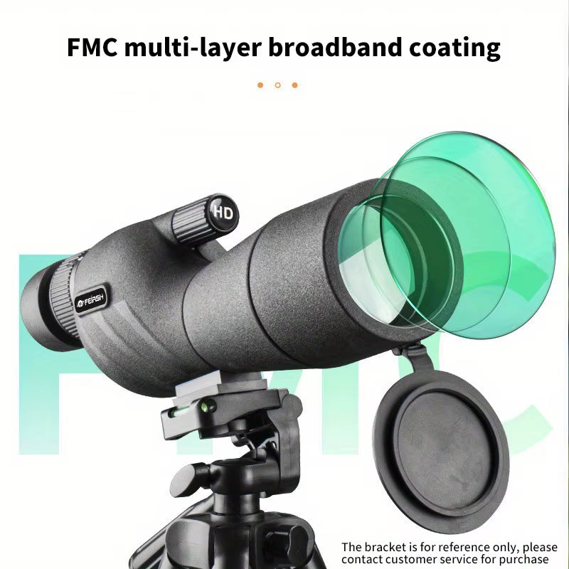 Transparent Monocular Telescope, Variable Frequency Monocular Telescope, Suitable for Outdoor Camping Hunting Bird Watching